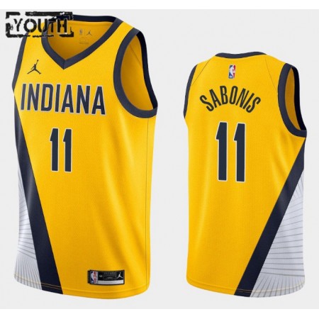 NBA Børn Trøje Indiana Pacers Domantas Sabonis 11 2020-21 Jordan Brand Statement Edition Swingman NBA Børn Trøje Indiana Pacers Domantas Sabonis 11 2020-21 Jordan Brand Statement Edition Swingman